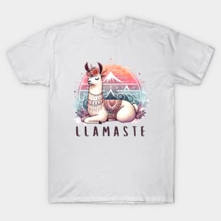 Llamaste llama namaste T-Shirt